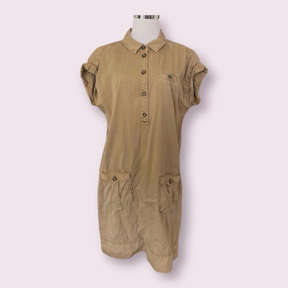 Daughters of the Liberation Utility Style Button Front Dress - Picture 2 of 6